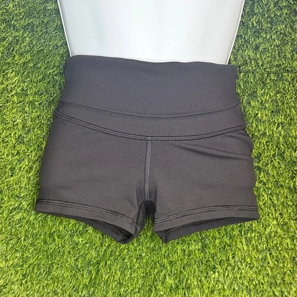 Lululemon Athletica Black Groove Foldover Shorts EUC 2 - Picture 3 of 8
